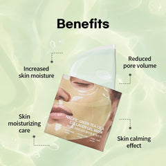 [ NACIFIC ] Green Tea Cica Collagen Gel Mask 35g /  oz. X 4ea,  Rice Pepta Collagen Gel 35g /  oz. X 4ea