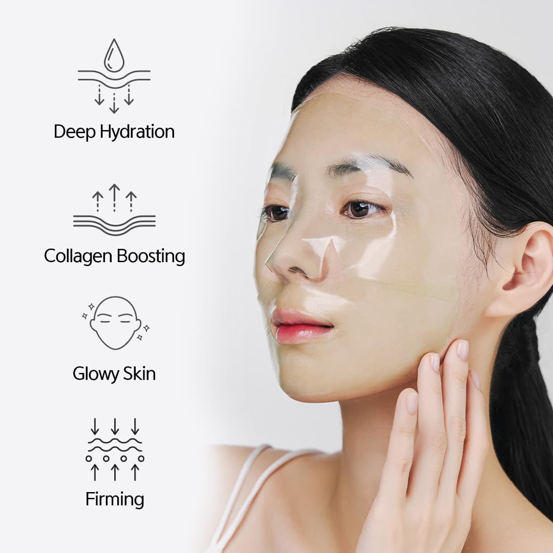 [ NACIFIC ] Green Tea Cica Collagen Gel Mask 35g /  oz. X 4ea