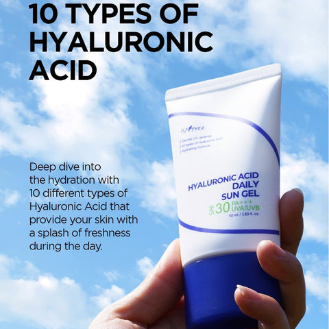 [ ISNTREE ] Hyaluronic Acid Daily Sun Gel, SPF30 PA+++ UVA/UVB 50ml/1.69 fl.oz.