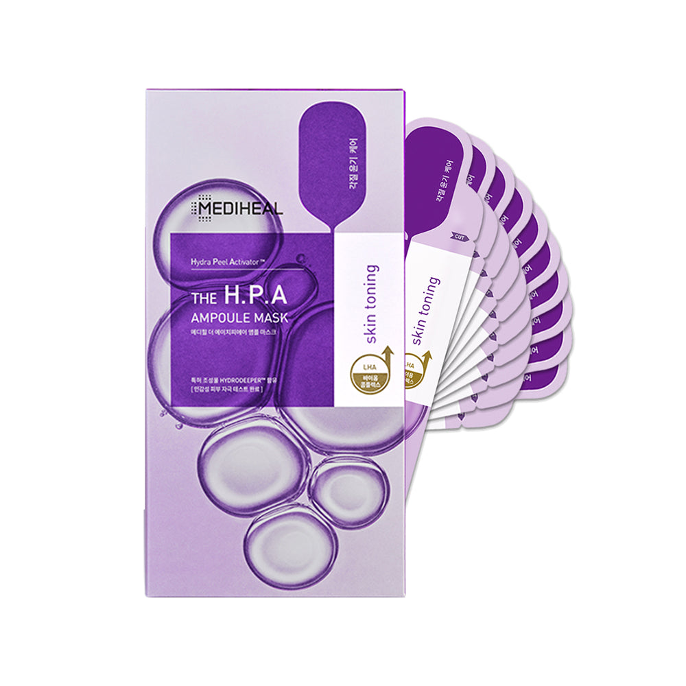 [ MEDIHEAL ] The H.P.A Glowing Ampoule Mask 10pcs