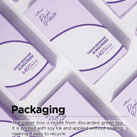[ ISNTREE ] Purple Protector Onion Sunscreen, SPF40 PA+++ UVA/UVB 50ml/1.69 fl.oz.