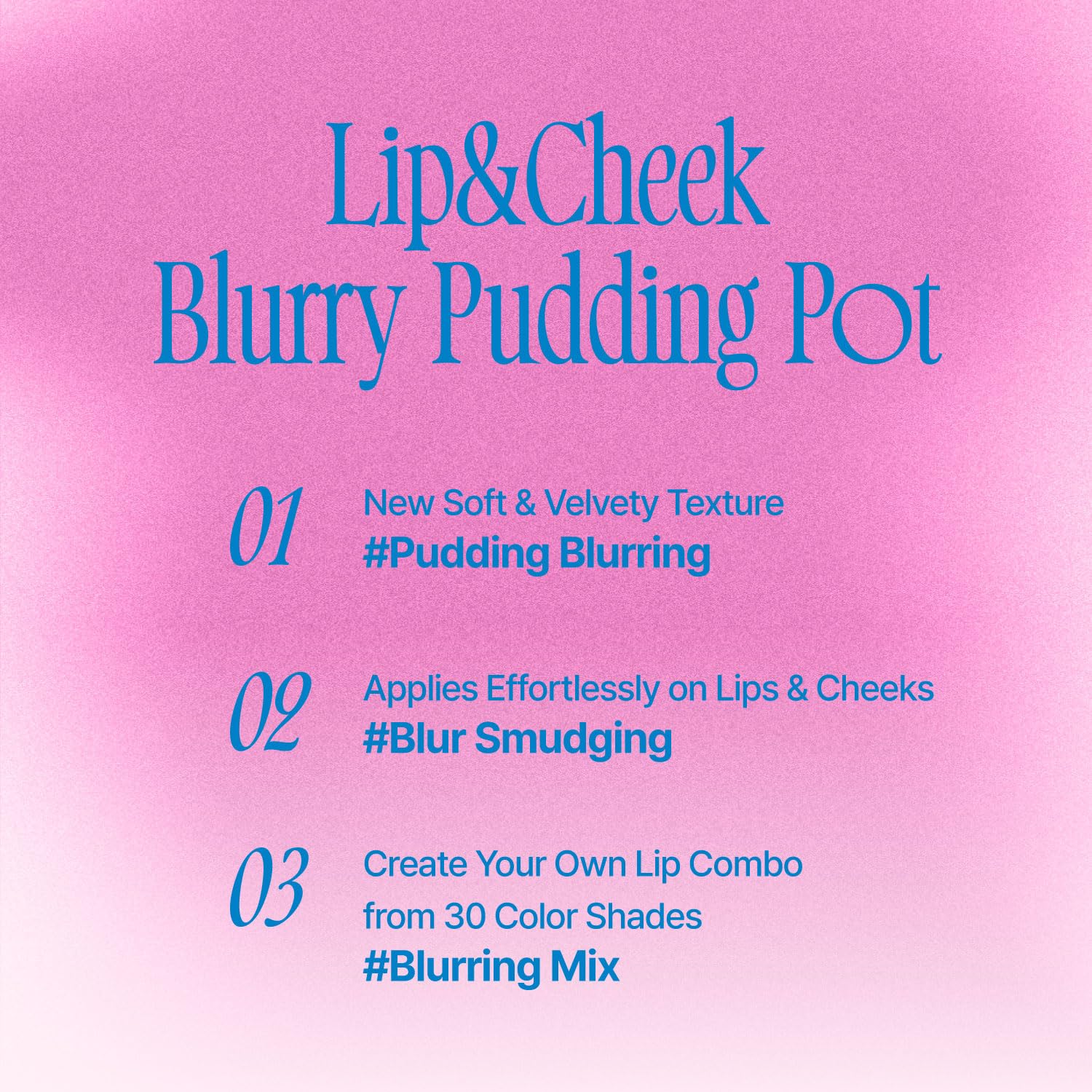 FWEE Lip&Cheek Blurry Pudding Pot (16colors) + RANDOM KEYCHAIN / Fingerlike Silicone Lip Brush