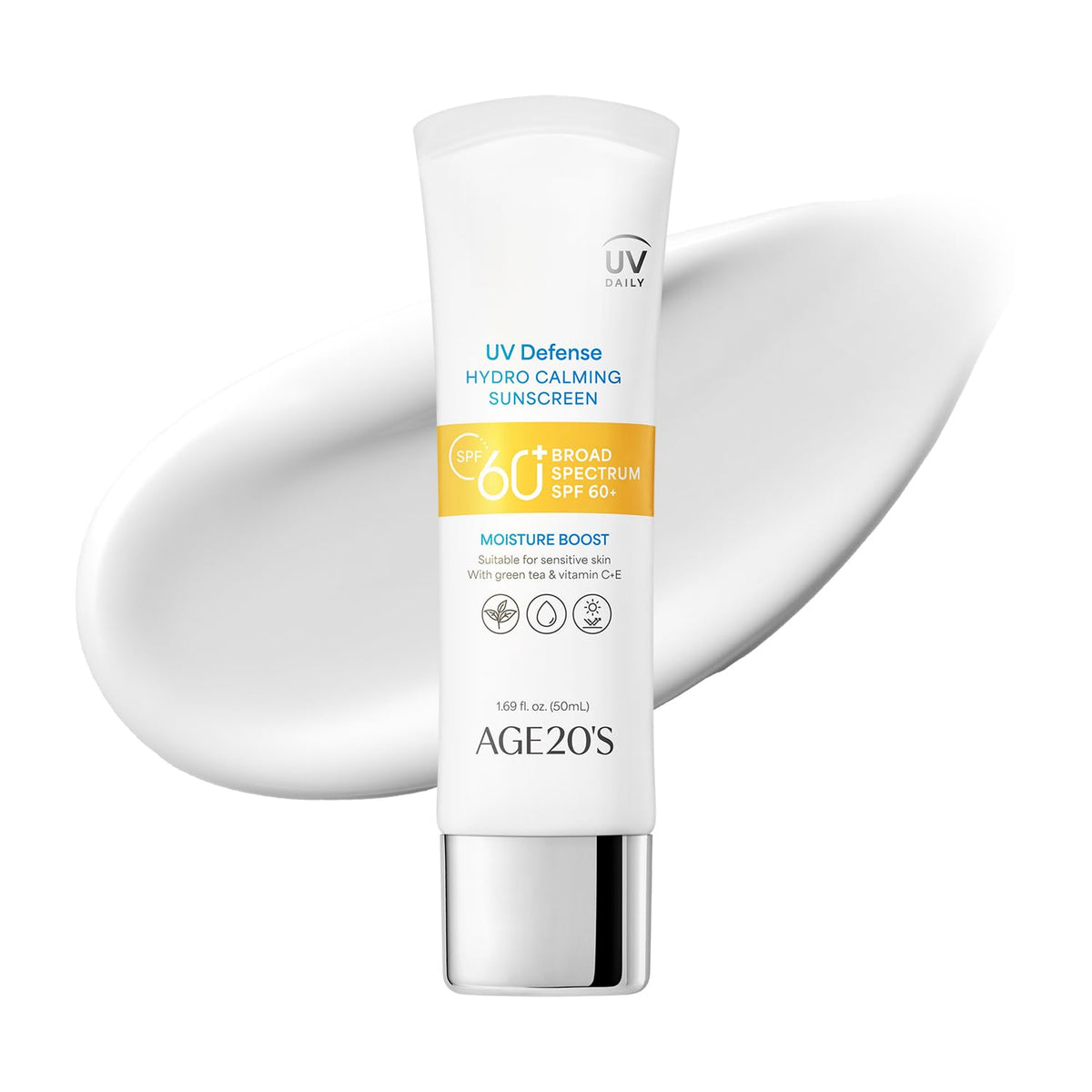 AGE 20's UV Defense Hydro Calming Sunscreen SPF 60+ 50ml / 1.69 fl.oz.