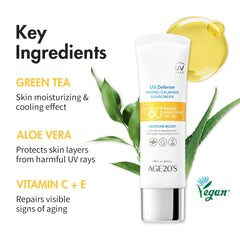 AGE 20's UV Defense Hydro Calming Sunscreen SPF 60+ 50ml / 1.69 fl.oz.