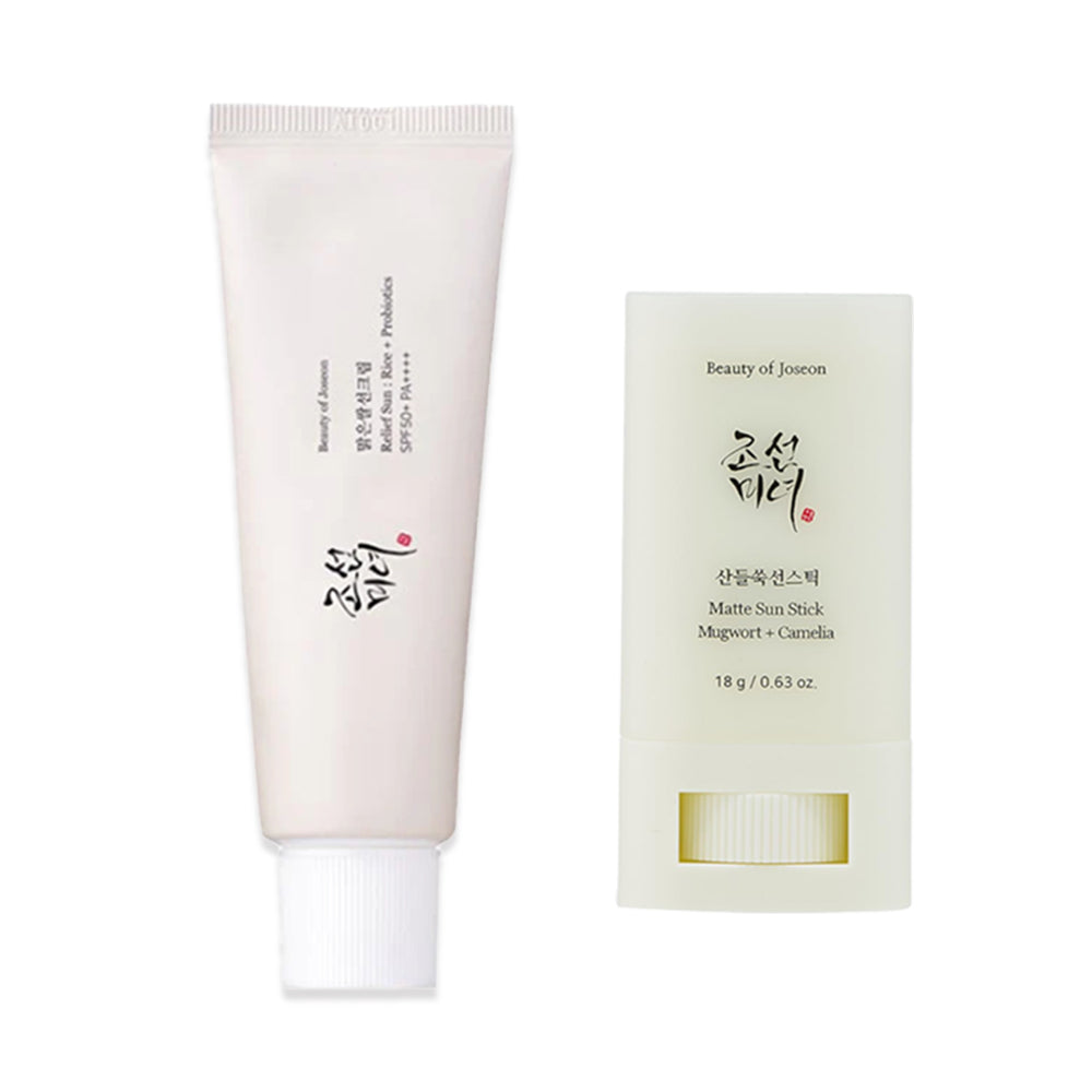 Beauty of Joseon Matte Sun Stick 18g & Relief Sun Sunscreen 50ml Set