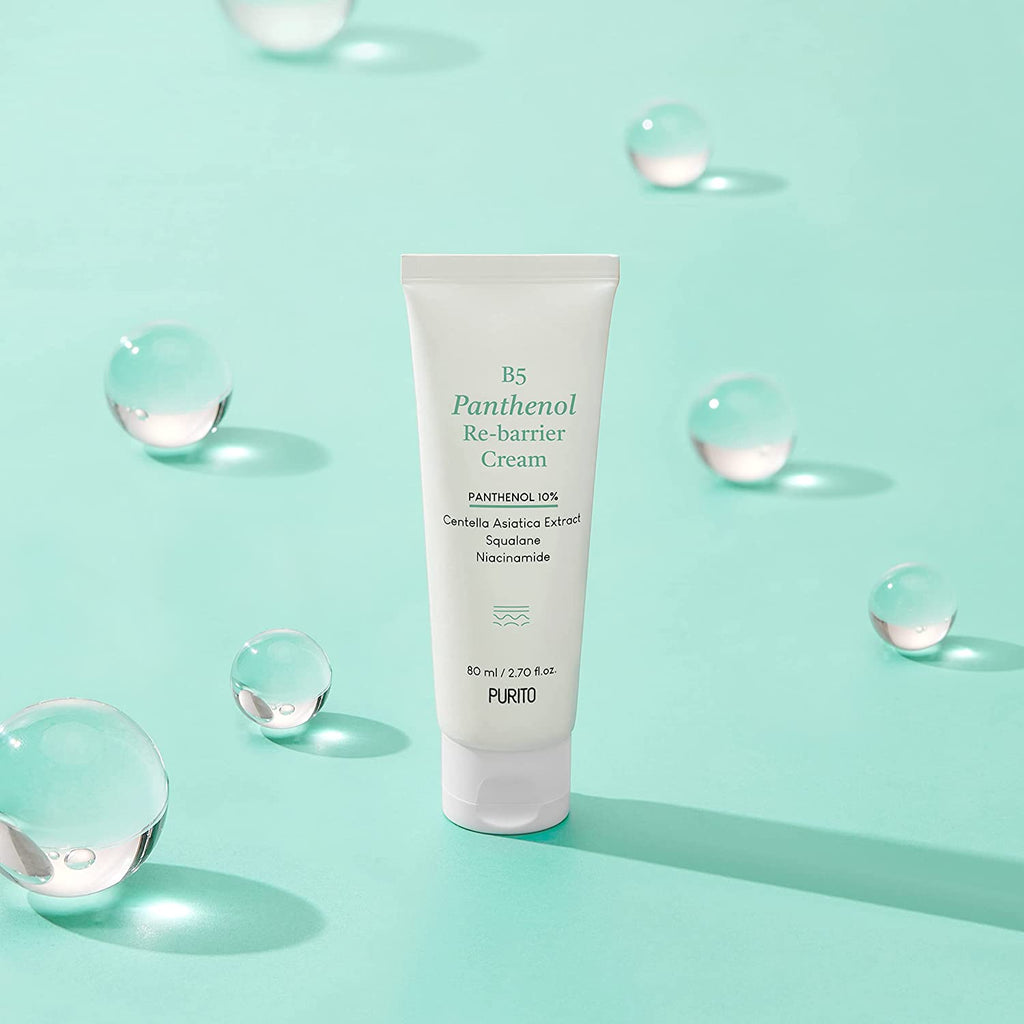 Purito B5 Panthenol Re-barrier Face Cream, Vegan & Cruelty-free, 80ml / 2.7 fl. oz.