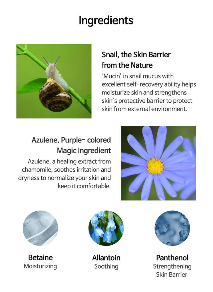 [ TIAM ] Snail & Azulene Water Essence 180ml / 6.08 fl.oz.