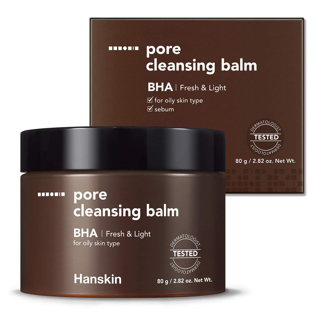 Hanskin Pore Face Cleansing Balm BHA for Oily Skin 80g