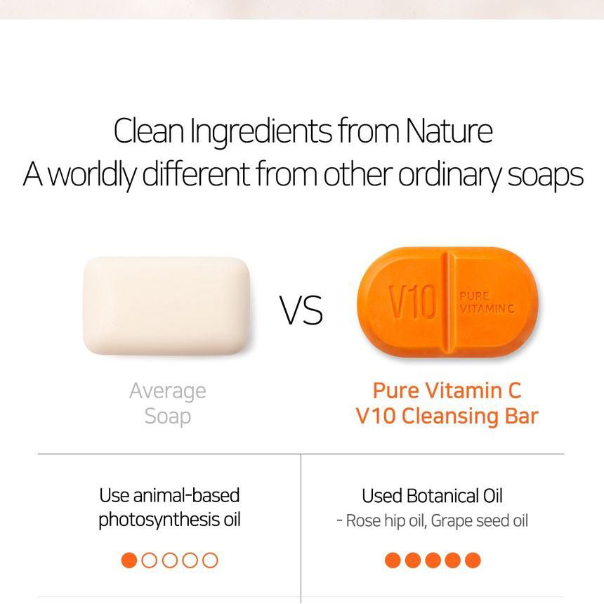 [ SOME BY MI ] V10 Multi Vita Cleansing Bar 95g