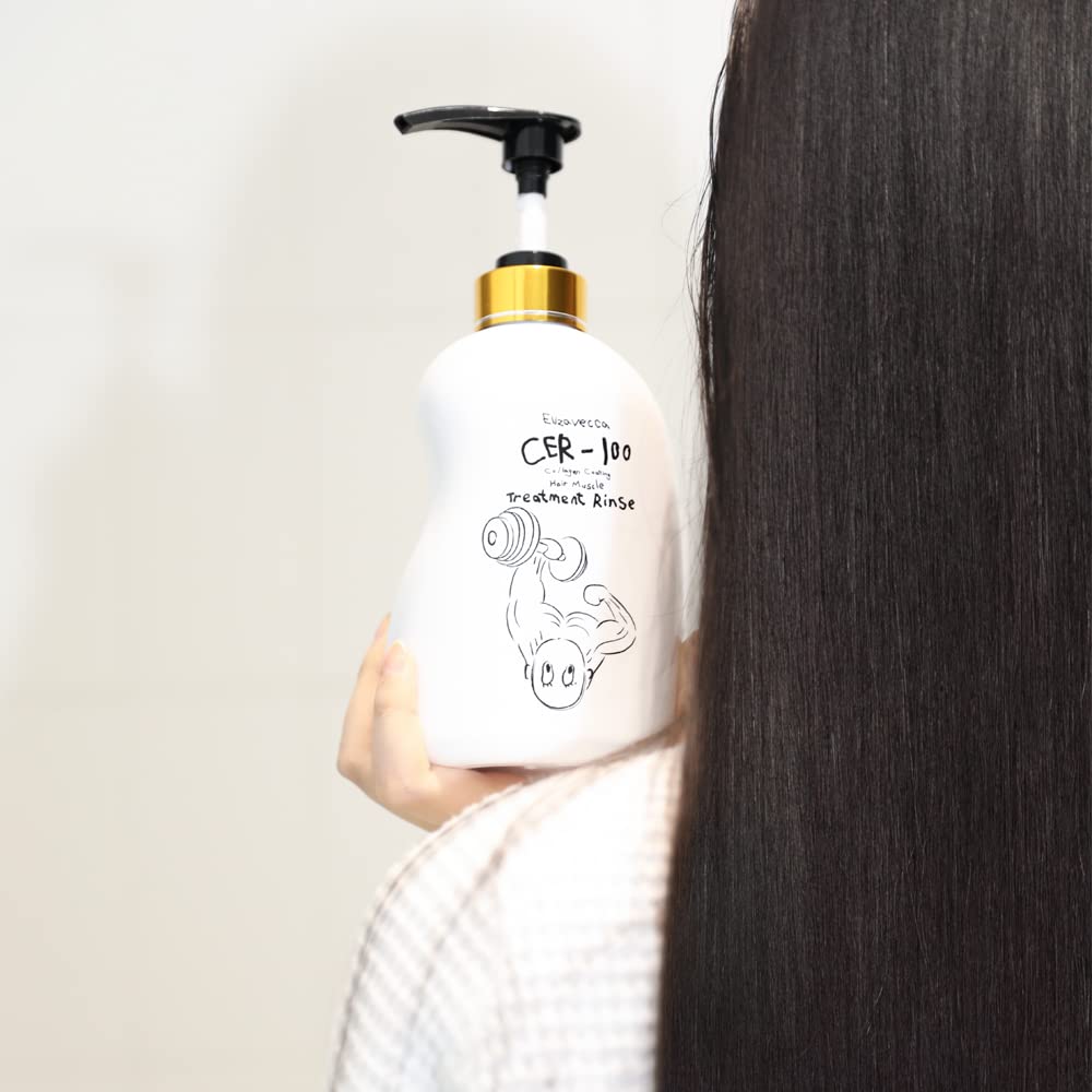 Elizavecca CER-100 Collagen Coating Hair Muscle Treatment Rinse Hair Conditioner, 500ml