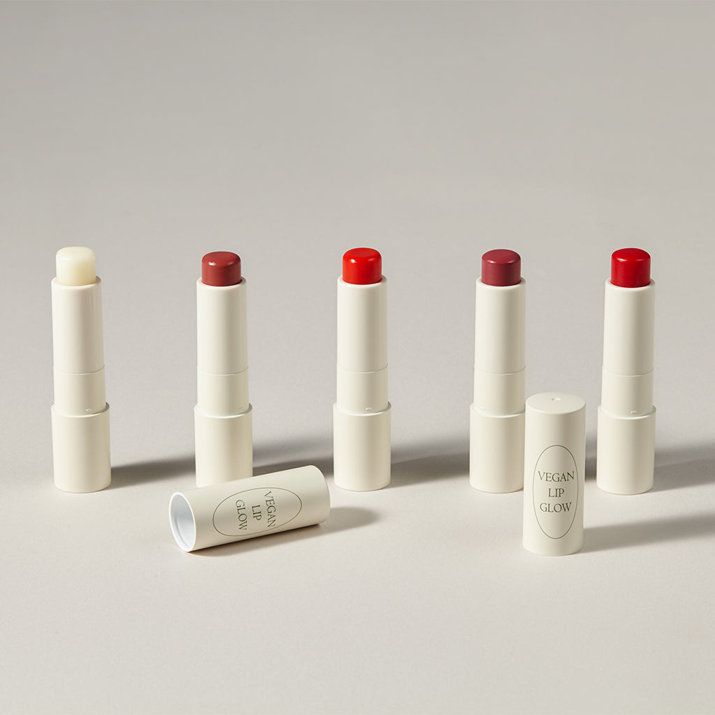 Nacific x Stray Kids Be Natural Vegan Lip Glow 5 PCS Set, with Photocards 8 PCS Full Set