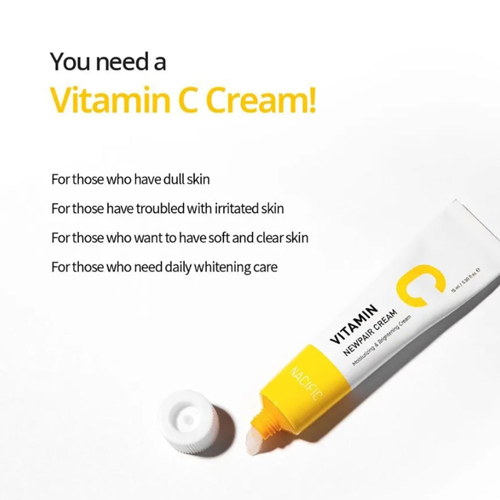 Nacific Vitamin C Newpair Cream 15ml (0.5 fl. oz.)