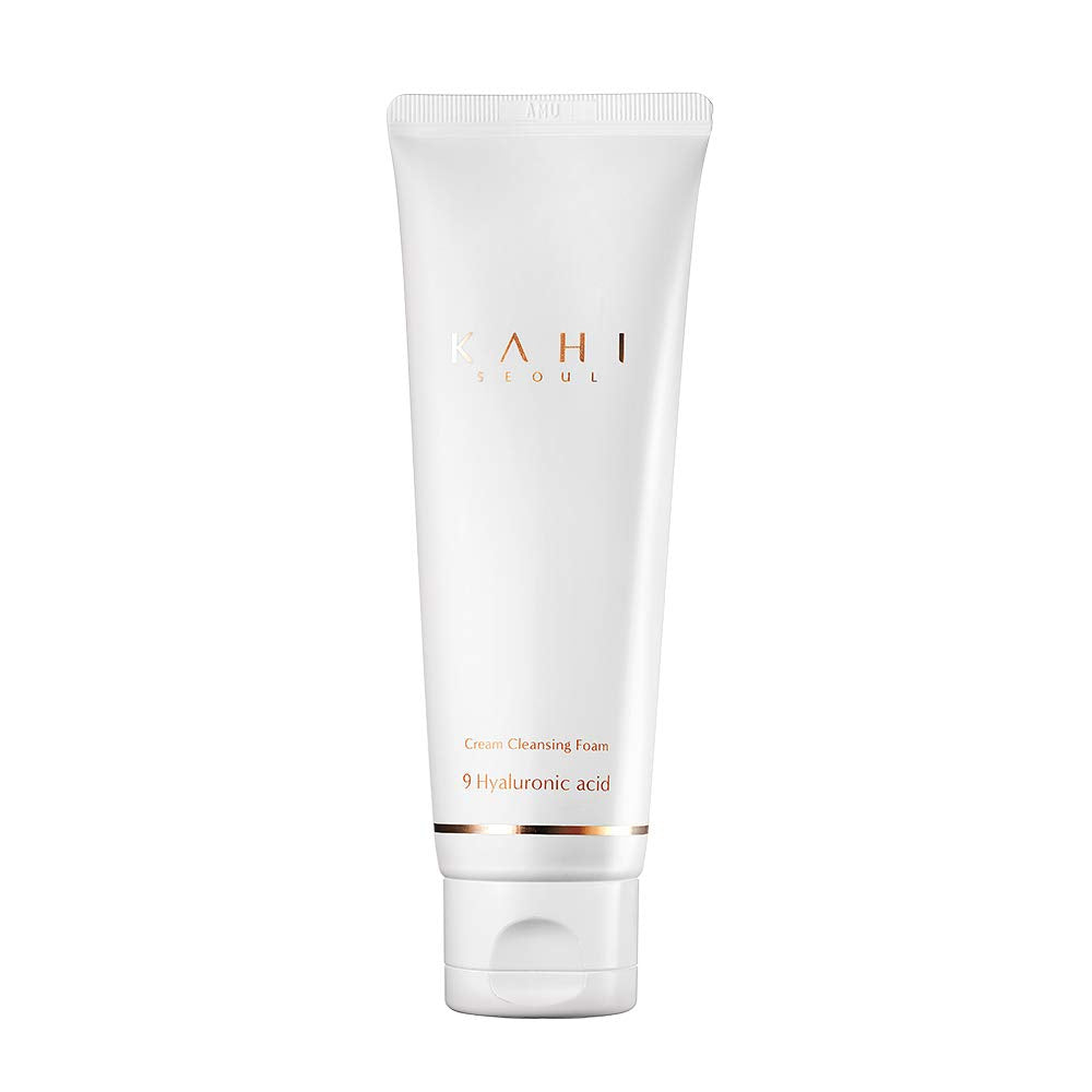 Kahi Seoul Cream Cleansing Foam Face Cleanser with 9 Hyaluronic Acid, 80ml