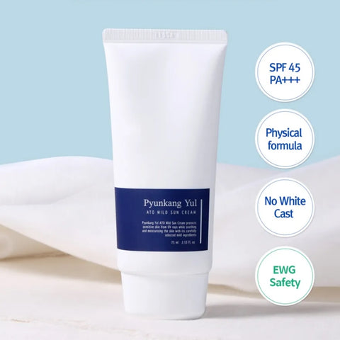 [ Pyunkang Yul ] Ato Mild Sun Cream Calming Suncreen SPF50+ PA++++ 75ml