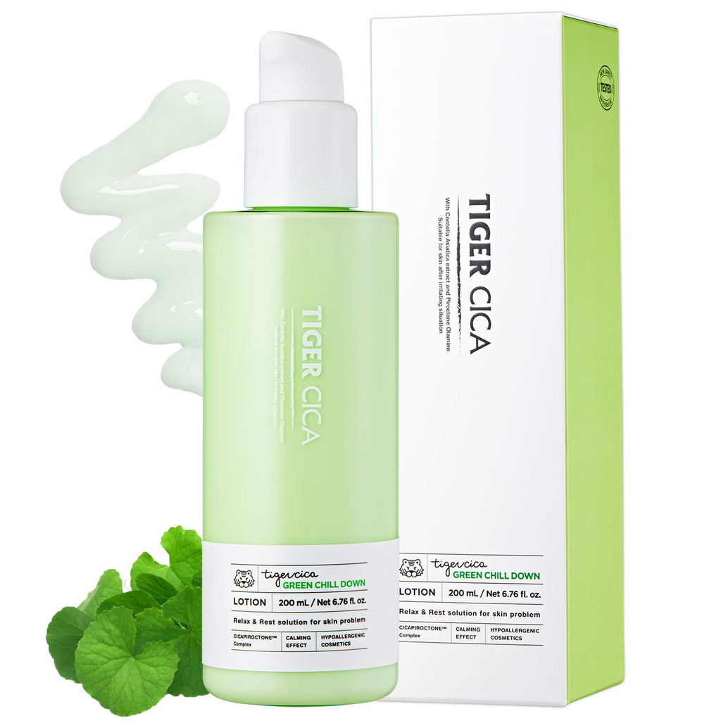 It's Skin Tiger Cica Green Chill Down Lotion Soothing Acne Relief, 200ml