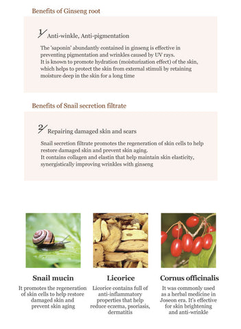 [ Beauty of Joseon ] Repair Serum: Ginseng + Snail Mucin 30ml / 1.01 fl.oz.