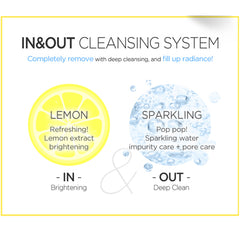 [ Secret Key ] Lemon Sparkling Peeling Gel 120ml + Cleansing Foam 200g Set - KosBeauty