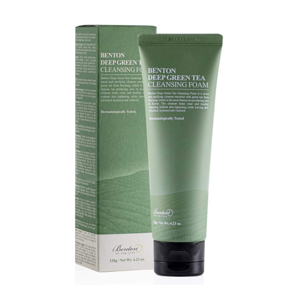 [ BENTON ] Deep Green Tea Cleansing Foam 120g (4.23 oz)
