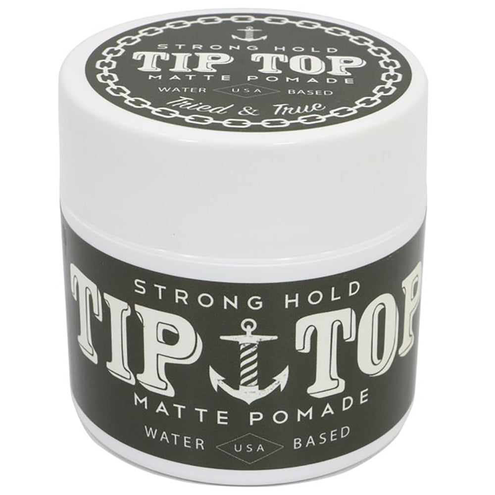 Tip Top Strong Hold Matte Pomade - Strong Hold, No Shine 4.25oz