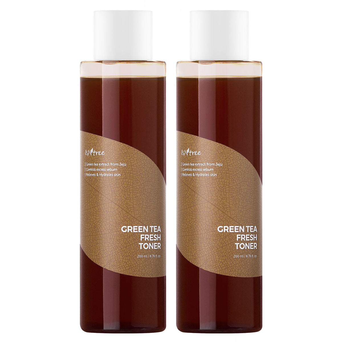 [ ISNTREE ] Green Tea Fresh Toner, 200ml (2-PACK)