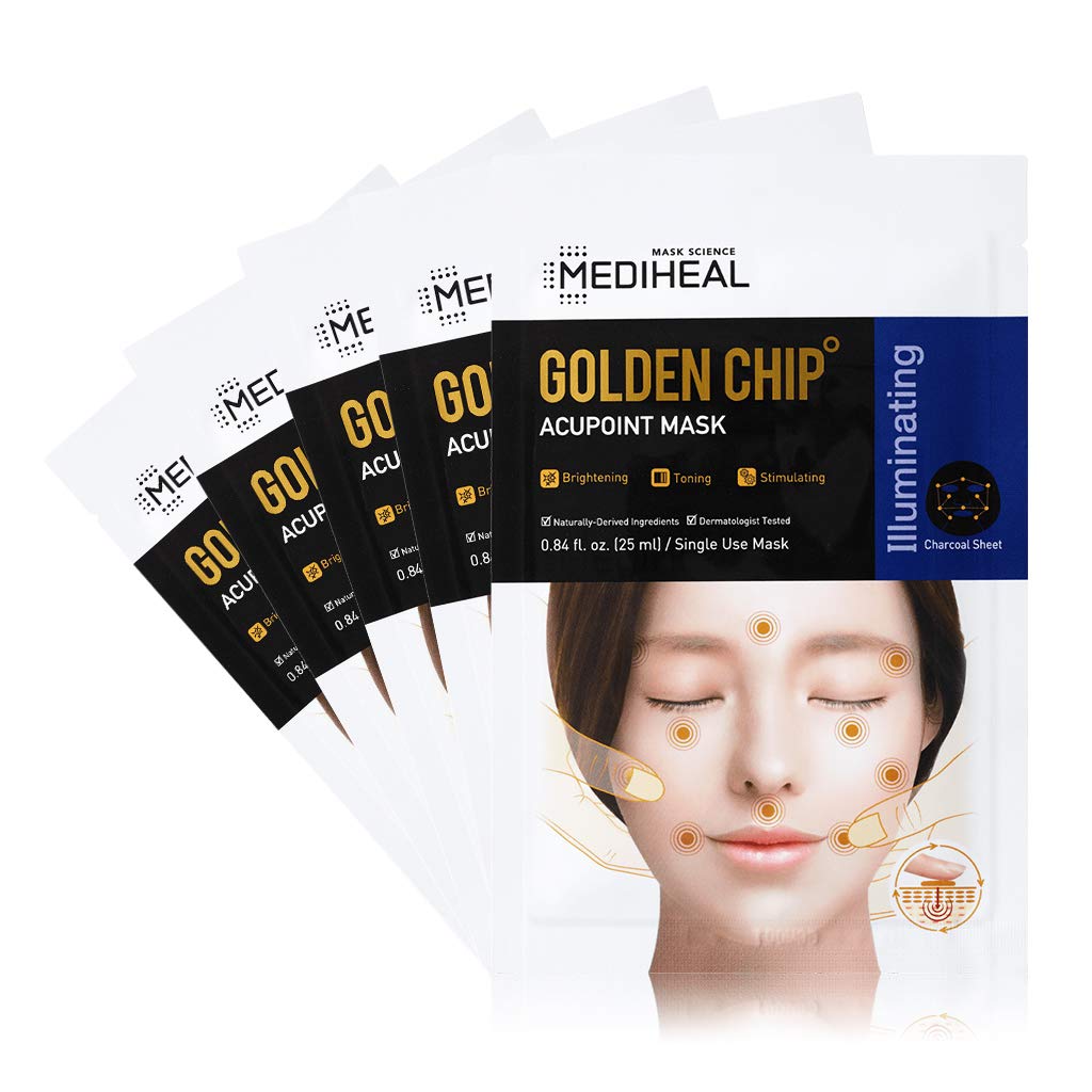 [ MEDIHEAL ] Golden Chip Acupoint Mask 5-PACK