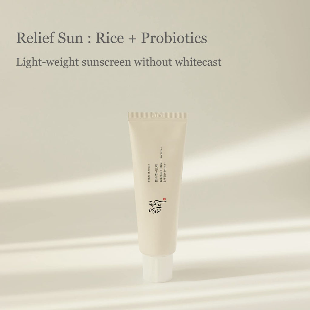 Isntree Hyaluronic Acid Sun Gel + Beauty of Joseon Relief Sun Cream, 2 Piece Sunscreen Set