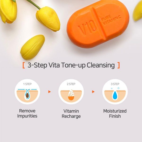 [ SOME BY MI ] V10 Multi Vita Cleansing Bar 95g