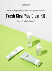 [ NACIFIC ] Fresh Cica Plus Clear Kit (Cleanser, Toner, Serum, Cream)