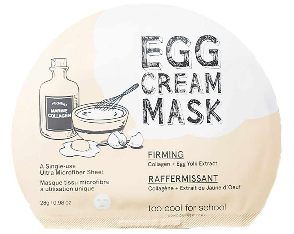 Too Cool For School Egg Cream Mask Set - Firming, 5-Pack