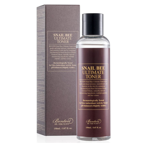 [ BENTON ] Snail Bee Ultimate Facial Toner for Anti Aging and Wrinkle Care, 150ml / 5.07 fl. oz.