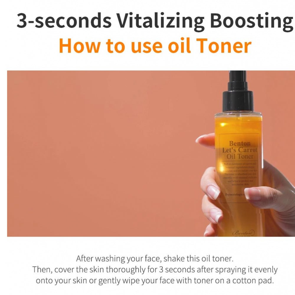 [ BENTON ] Let's Carrot Oil Toner 150ml / 5.07 fl.oz.