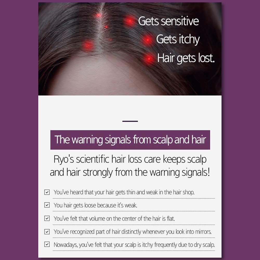 [ RYO ] Anti Hair Loss Expert Care Shampoo For Sensitive Scalp, 400ml