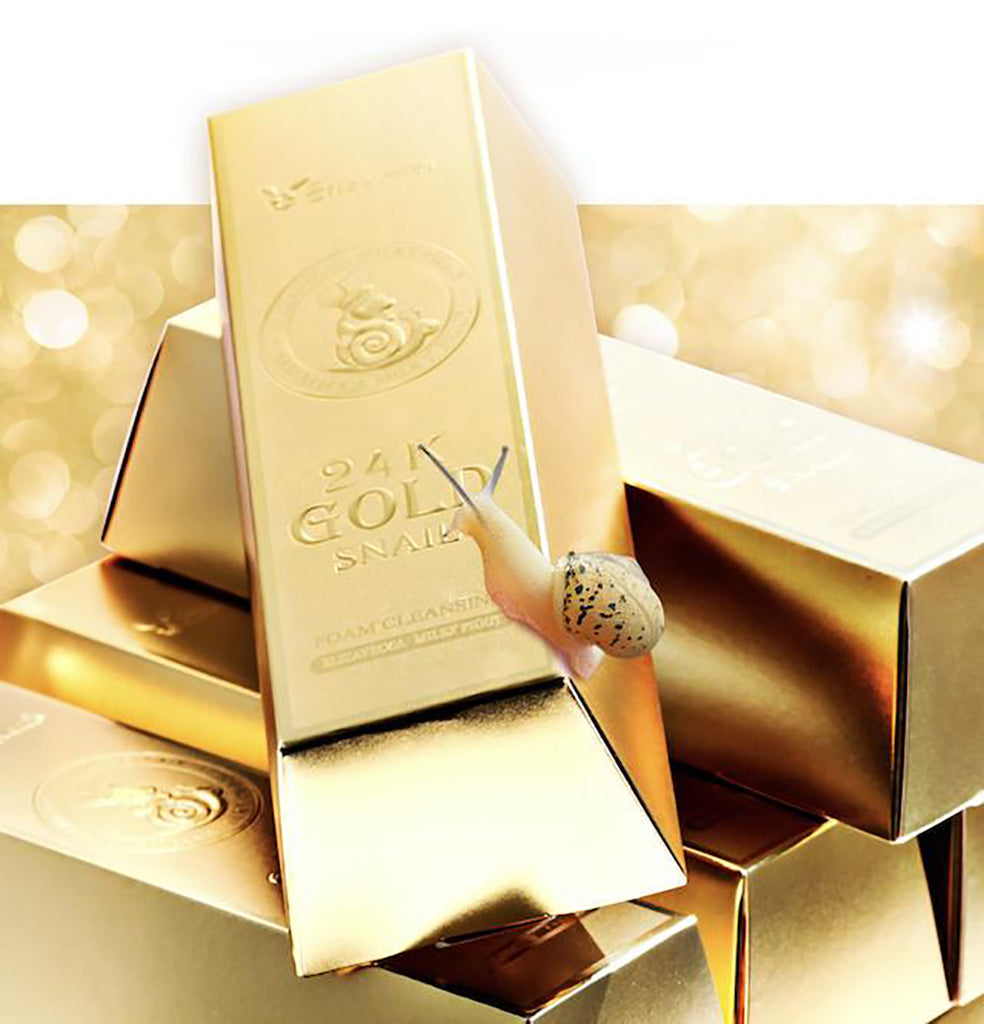 Elizavecca Milky Piggy 24K Gold Snail Foam Cleansing Facial Cleanser 180ml