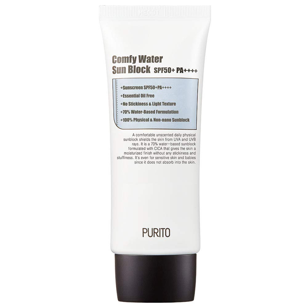 [ PURITO ] Comfy Water Sun Block SPF 50+ PA++++ 60ml (2.0 fl. oz.)