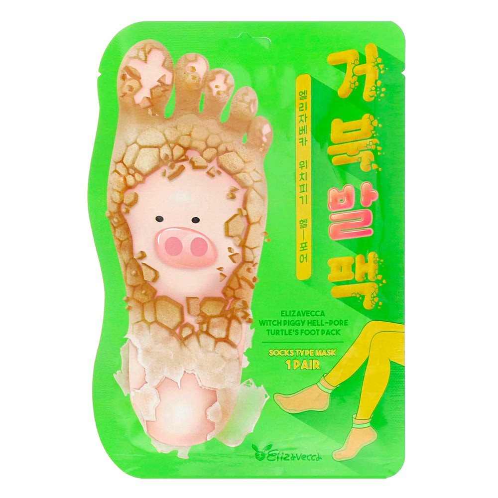 [ ELIZAVECCA ] Witch Piggy Hell Pore Turtle's Foot Pack (1 Pair)
