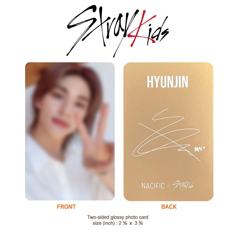 Nacific x Stray Kids Be Natural Vegan Lip Glow 5 PCS Set, with Photocards 8 PCS Full Set