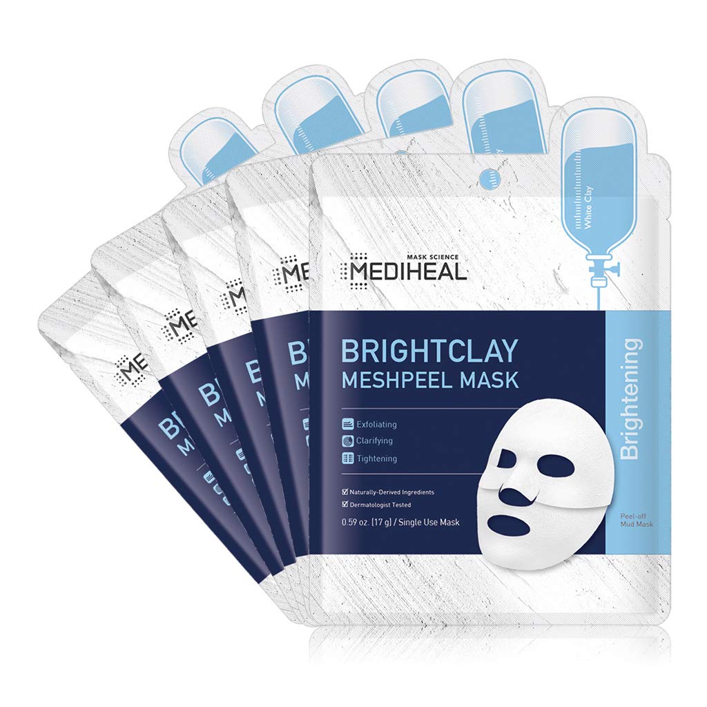 [ MEDIHEAL ] Brightclay Meshpeel Mask 5-PACK