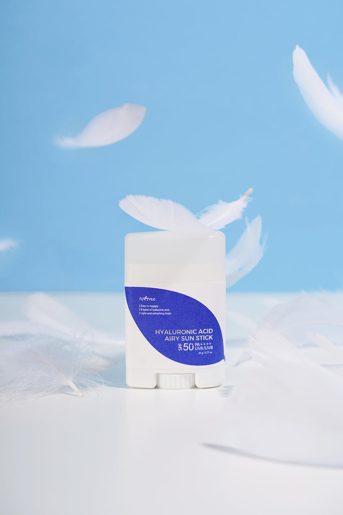 Isntree Hyaluronic Acid Airy Sun Stick Lightweight Sunscreen, SPF 50+ PA++++ 22g / 0.77 oz.