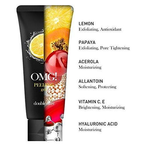 [ DOUBLE DARE ] OMG! Peeling Gel 100g/Gently Exfoliating and Hydrating with Lemon and Papaya - KosBeauty