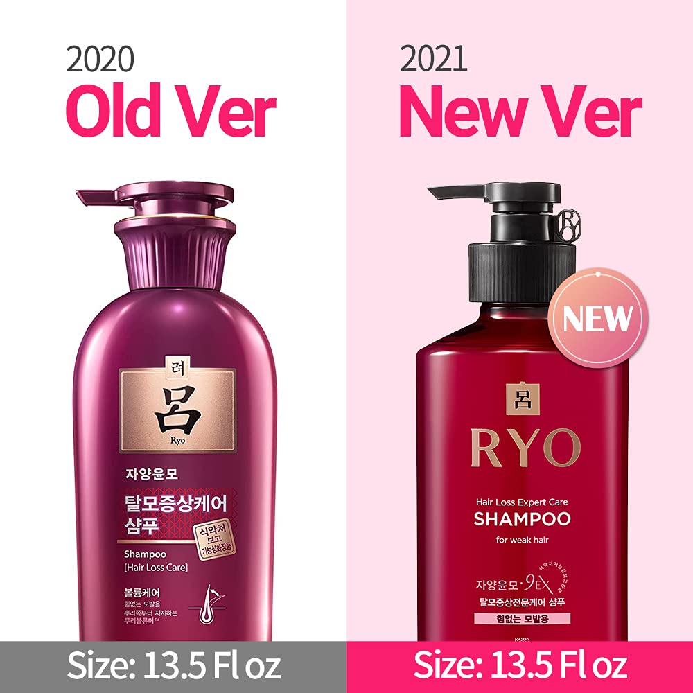 [ RYO ] Anti Hair Loss Expert Care Shampoo for Thin Weak Hair, 400ml