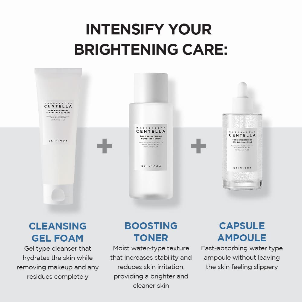 [ Skin1004 ] Madagascar Centella Tone Brightening Cleansing Gel Foam, 125ml