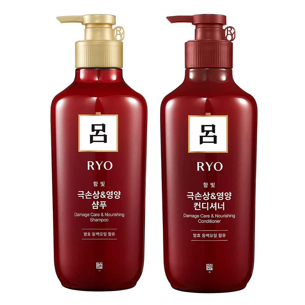 [ RYO ] Damage Care & Nourishing Shampoo and Conditioner Set 550mL