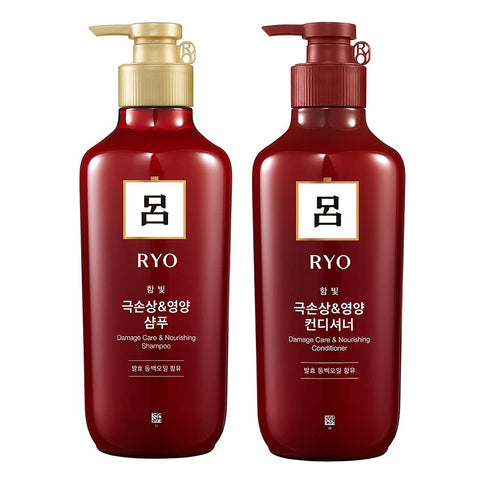 [ RYO ] Damage Care & Nourishing Shampoo and Conditioner Set 550mL