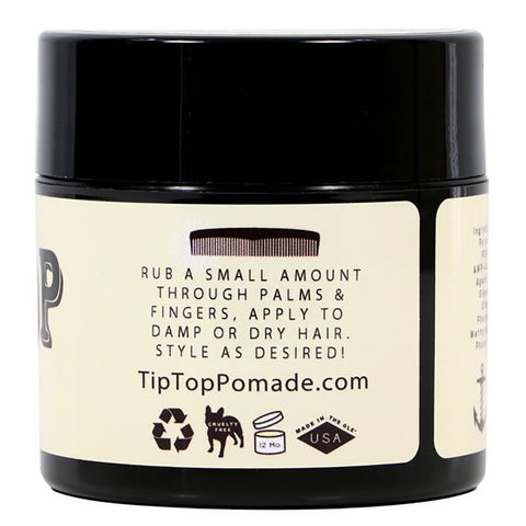 Tip Top Original Pomade - Heavy Hold, Medium Shine 4.25oz