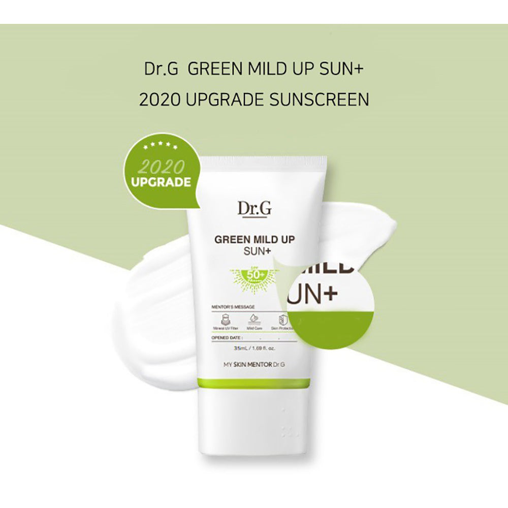 Dr.G Green Mild Up Sun+ Sunscreen SPF50+ PA++++ 50ml x ( 2 Pack )