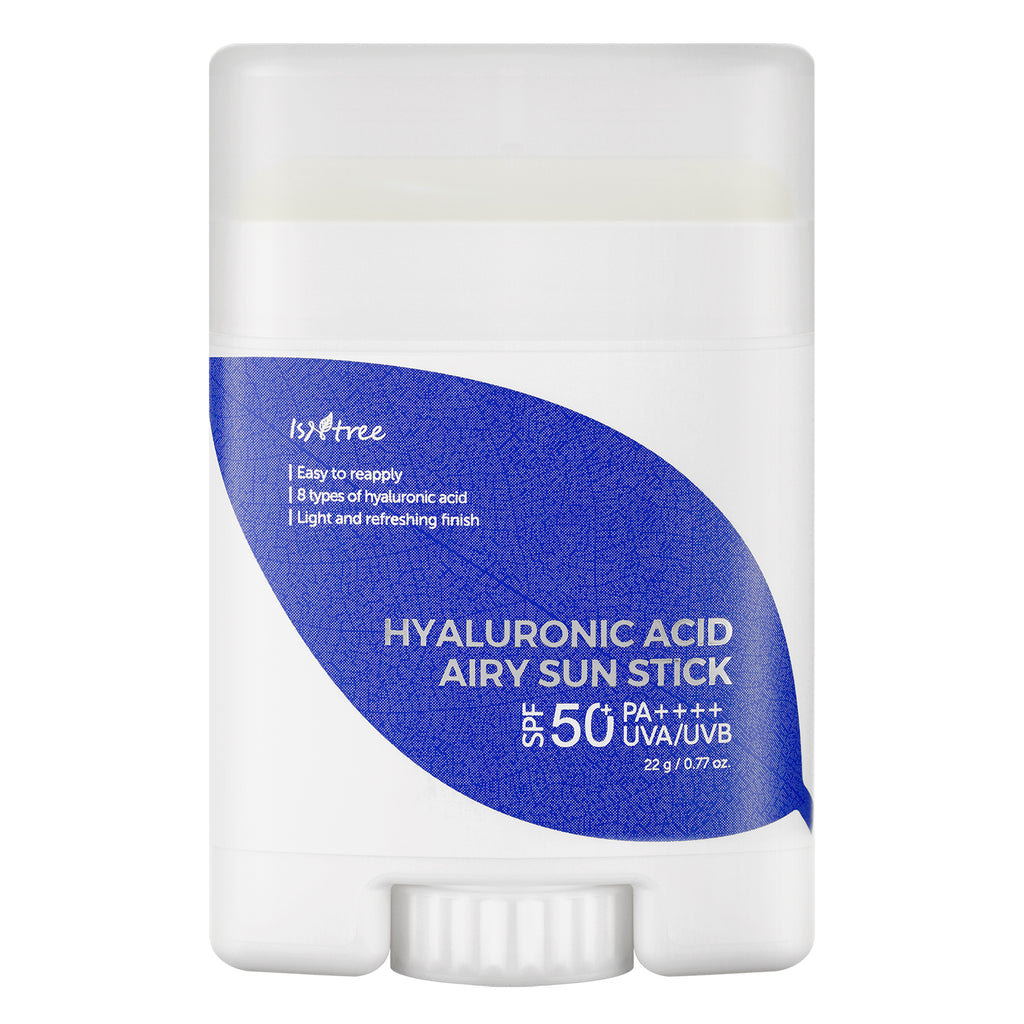 Isntree Hyaluronic Acid Airy Sun Stick Lightweight Sunscreen, SPF 50+ PA++++ 22g / 0.77 oz.
