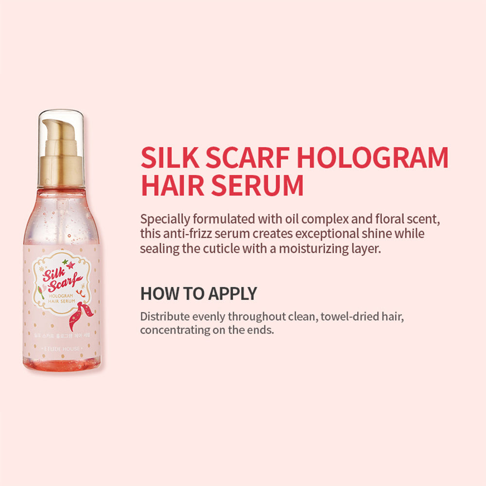 Etude House Silk Scarf Hologram Hair Serum 120ml