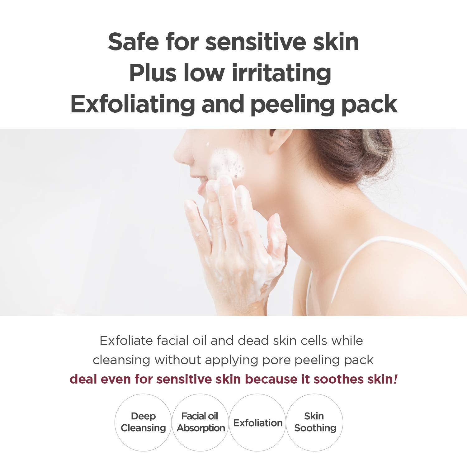 [ MA:NYO FACTORY ] Deep Pore Cleansing Soda Foam, 150ml / 5 fl oz.