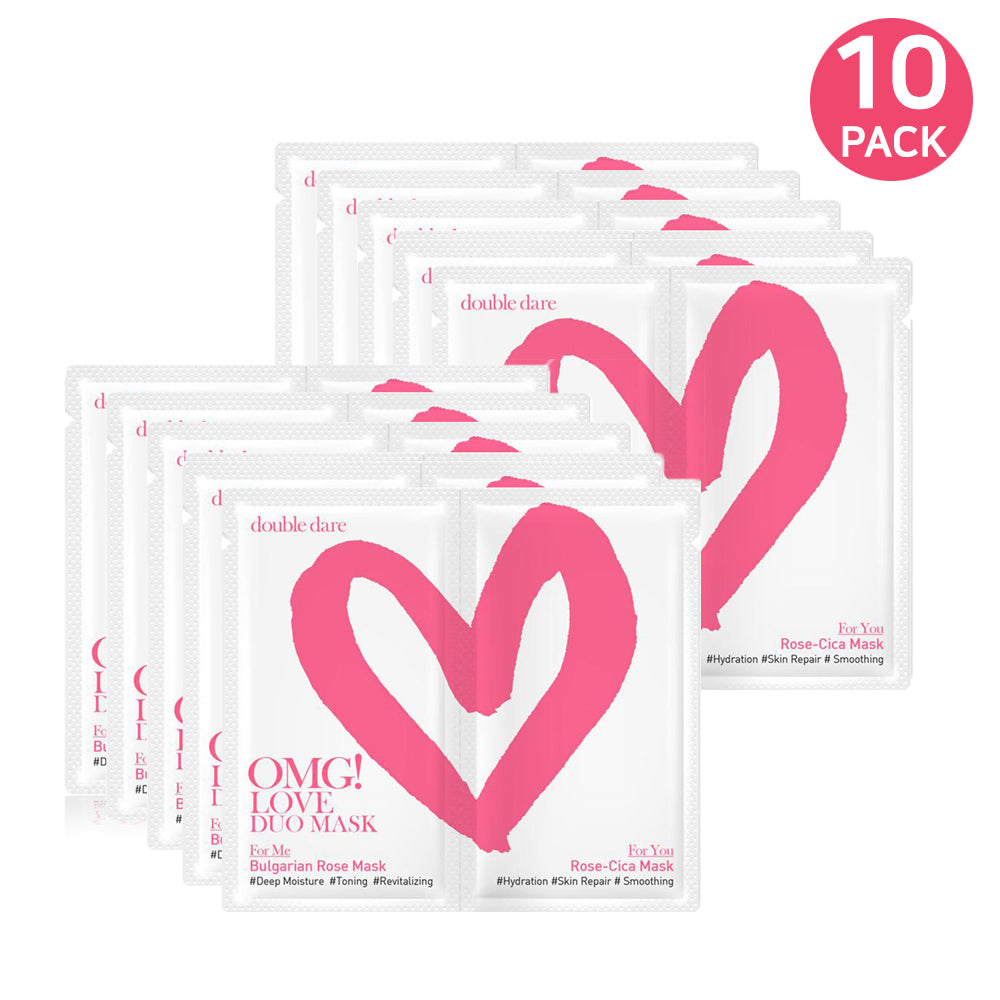[ DOUBLE DARE ] OMG! Love Duo Mask (Choose Your QTY)