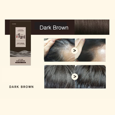 Seedbee Water Coloring Hair Dye Gray Hair Coverage - Dark Brown